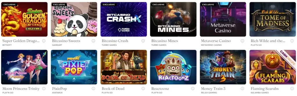 Bitcasino slots